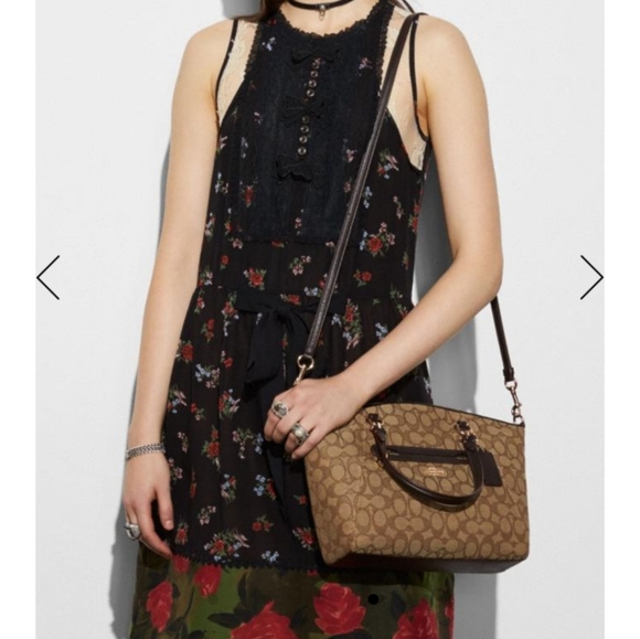 Coach Prairie Satchel In Signature Jacquard - Picture 4 of 10